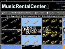 Tablet Screenshot of musicrentalcenter.com